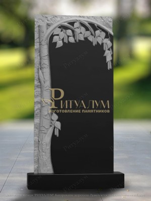 Памятник из гранита Берёзка 23 — ritualum.ru